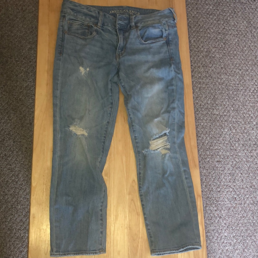 American Eagle Artist Crop Stretch Capris